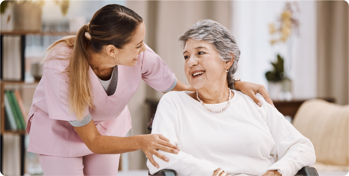 portrait-old-woman-nursing-home-using-tablet-computer-female-nurse-with-retired-woman 2